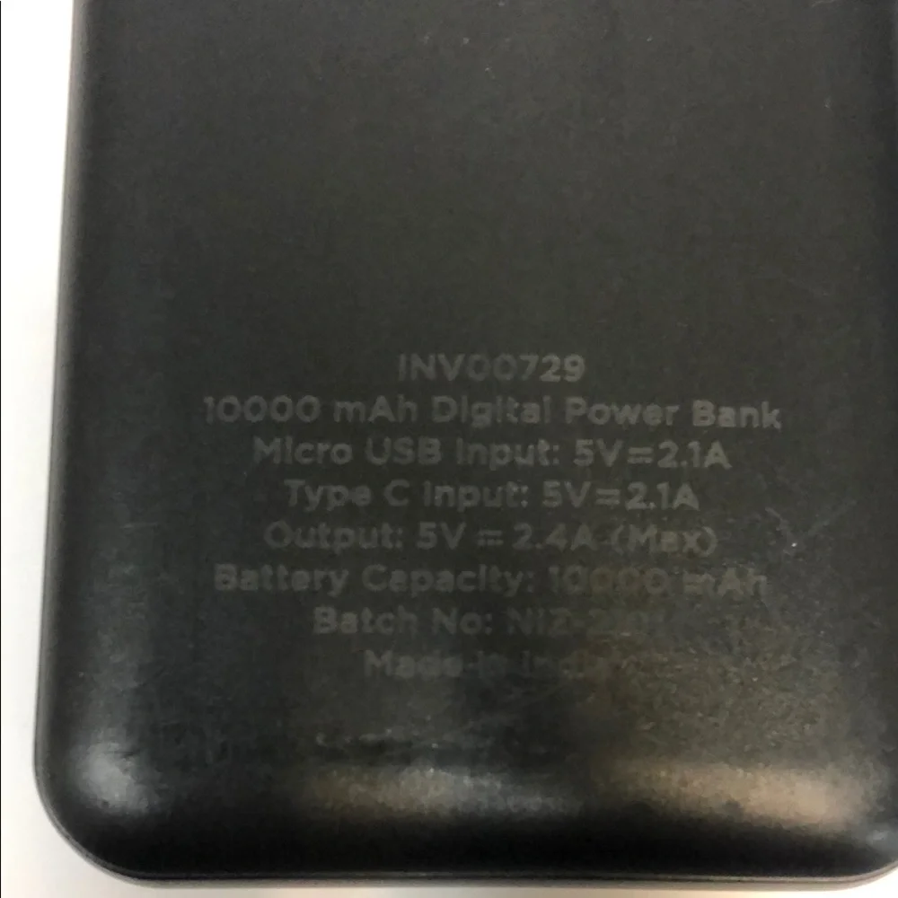 Nizoni Black Power Bank